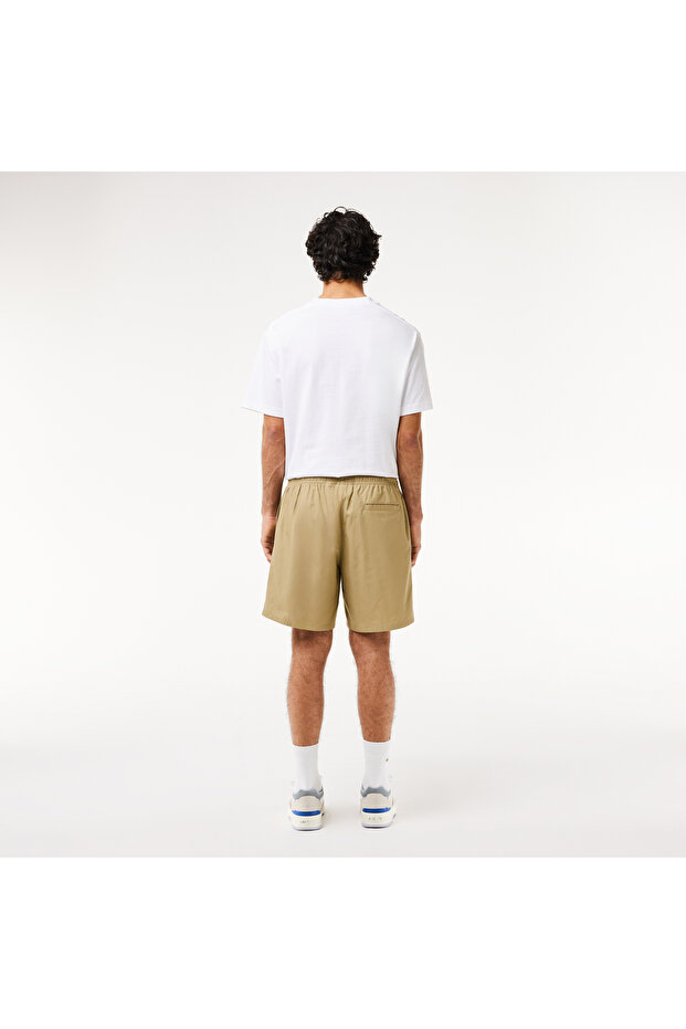 Erkek Relaxed Fit Bej Şort - 3