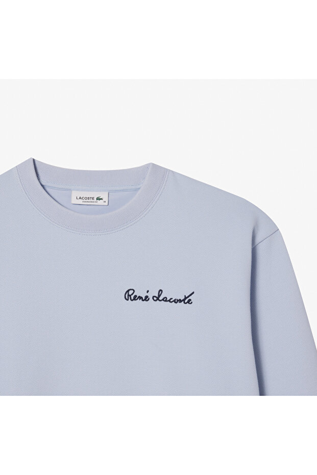 Classic Kadın Mavi Sweatshirt - 6