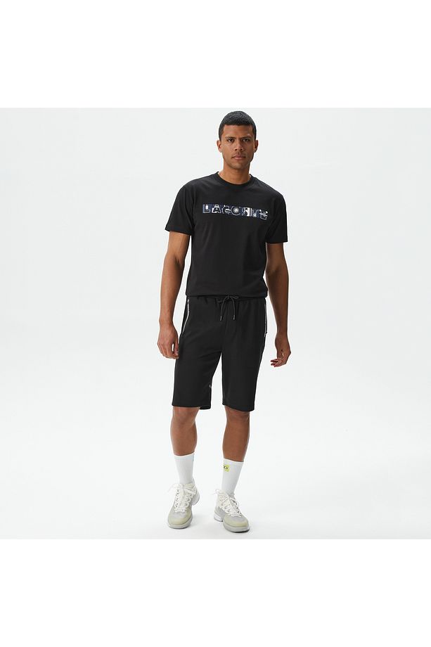 Erkek Regular Fit Siyah Şort - 1