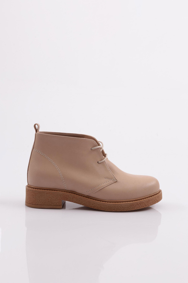 Nude Women's Lace-Up Boots - 4133233