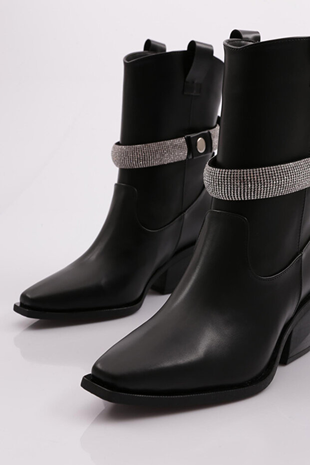 Kadın Kovboy Bot Siyah 214414535 - 4