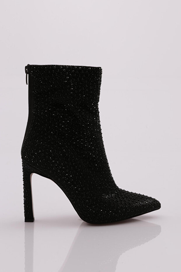 Women's Heeled Boots Black Stone 39433210