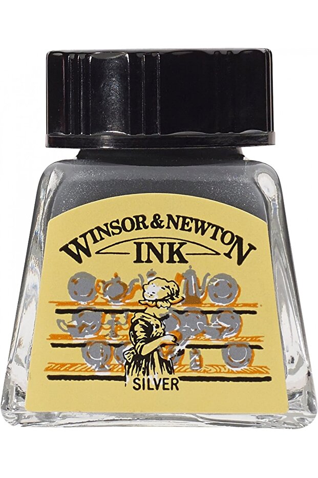 Winsor & Newton Drawing Ink Drawing Ink 14ml Silver 617