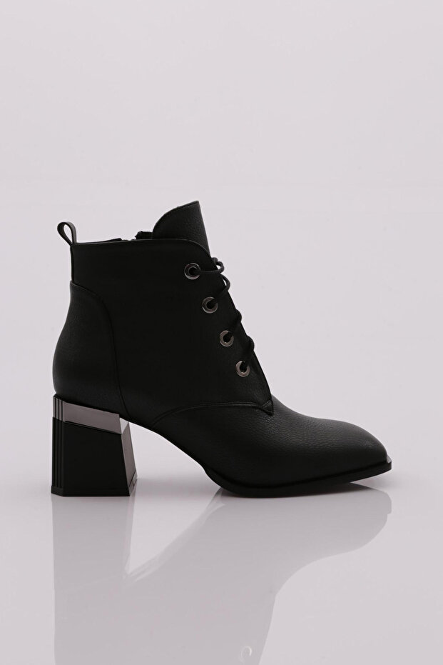 Kadın Topuklu Bot Siyah 71521033 - 1
