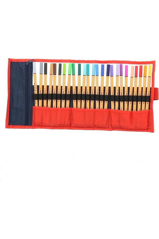 Point 88 Rolletset 25'li Fineliner Rulo Kalemlik Set / 8825-021 - 2