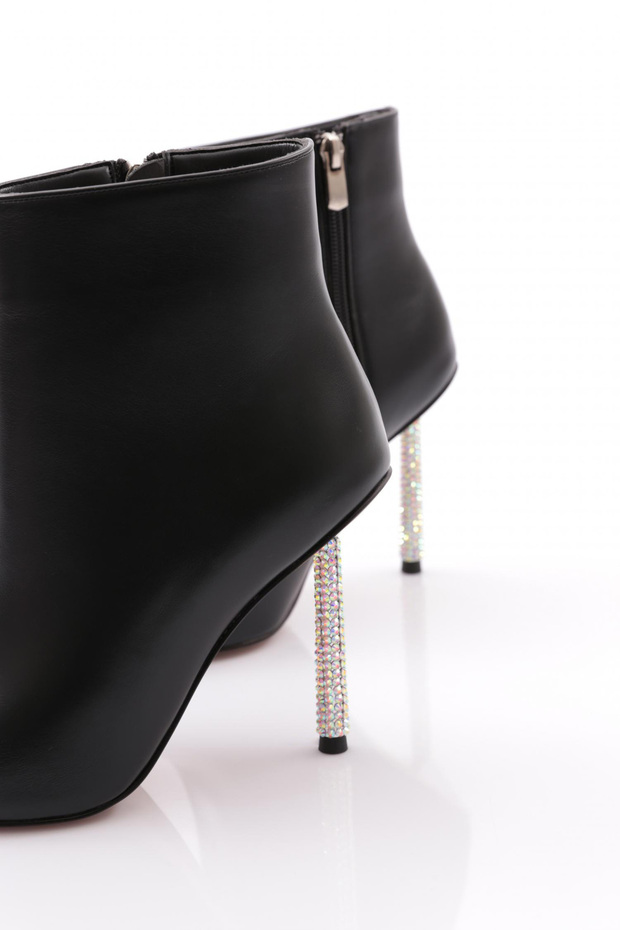 Kadın Topuklu Bot Siyah - 4