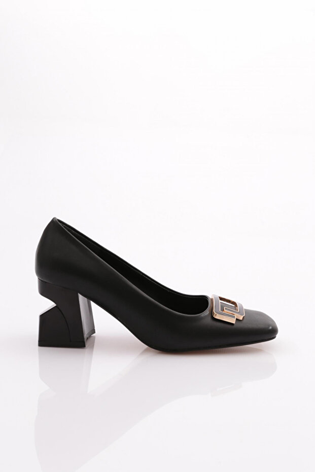 Women's Thick Heeled Shoes Black 217892621