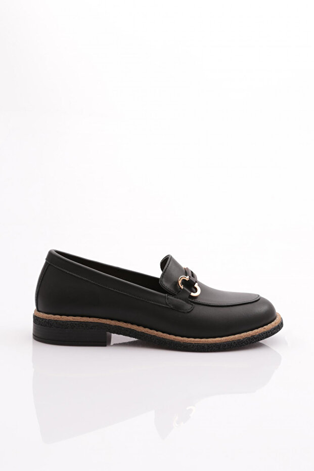 Women's Loafer Shoes Black 3572678
