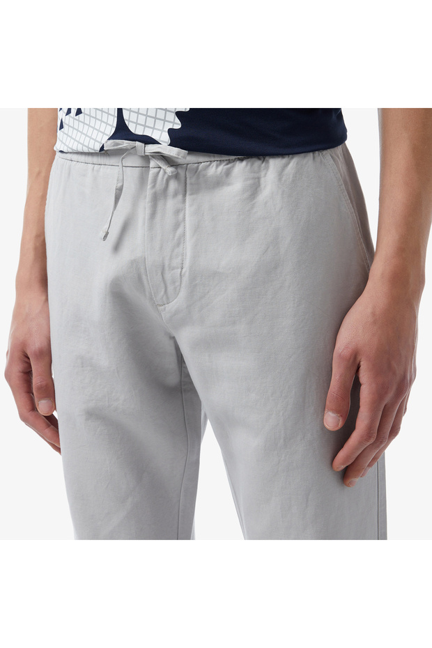 Erkek Tapered Fit Gri Pantolon - 4