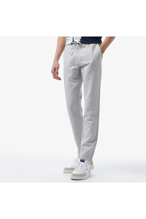 Erkek Tapered Fit Gri Pantolon - 3