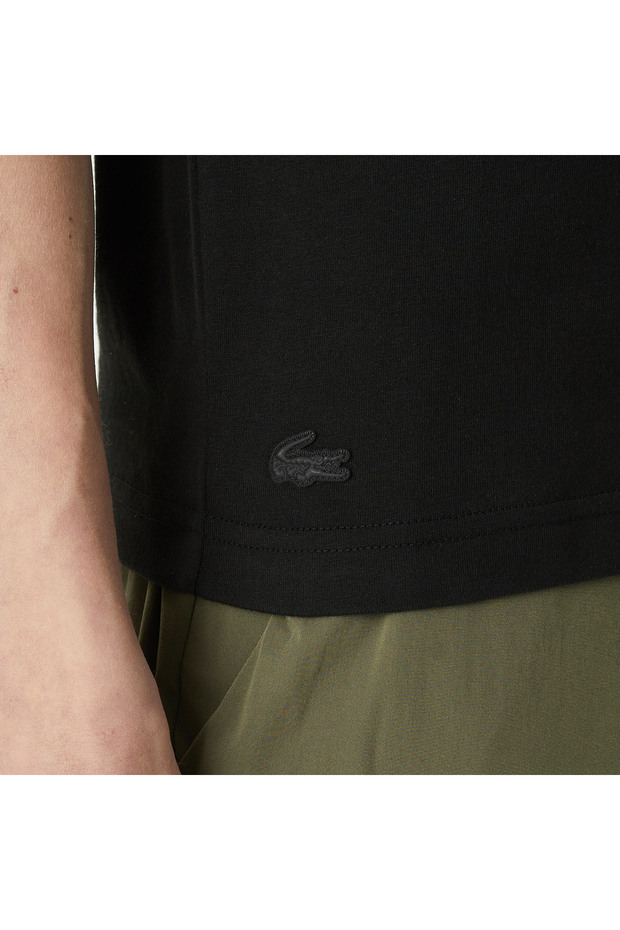 Erkek Regular Fit Bisiklet Yaka Baskılı Siyah T-Shirt - 5