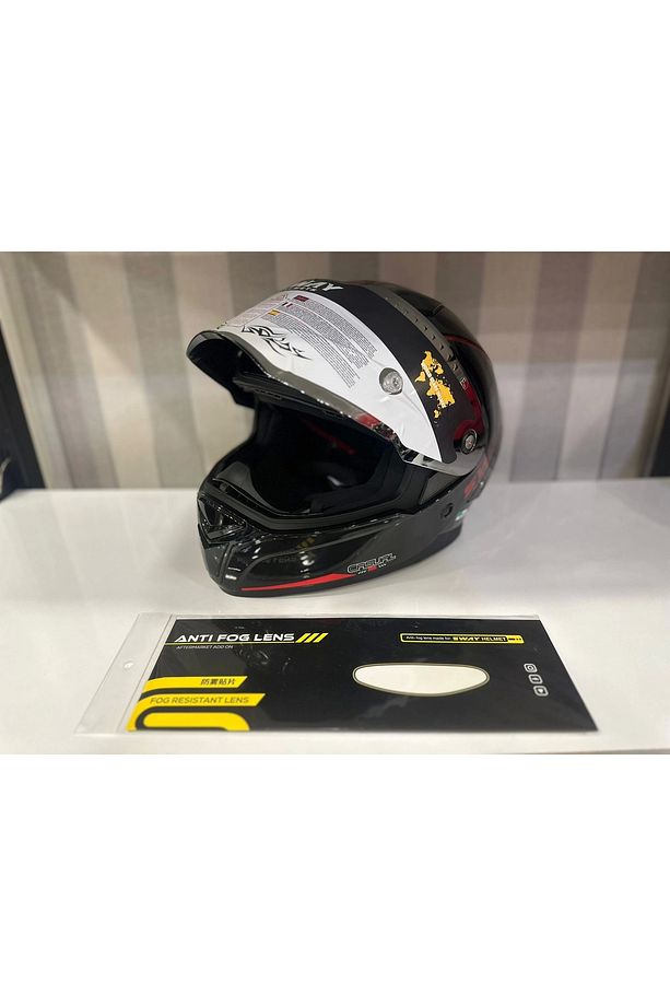 KASK SWAY SW 850 BLACK/RED FULL FACE - 5