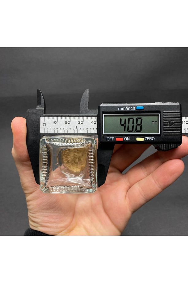 3 ADET 40 CC CAM KARE KAVANOZ MANTAR TIPALI - 40 ML KÖŞELİ KAVANOZ - 6