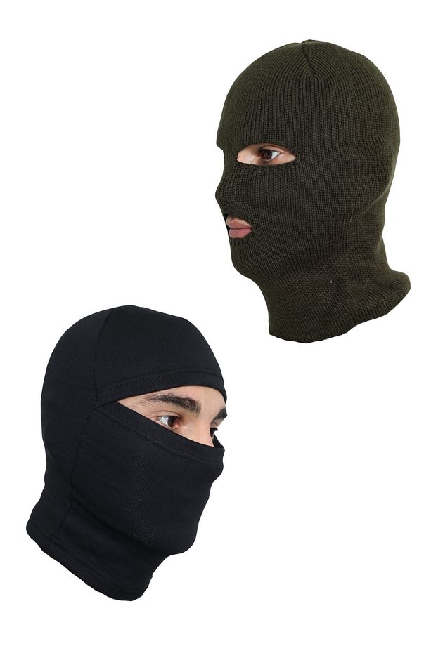 2'li Paket Yün ve Termal Kar Maskesi - 1