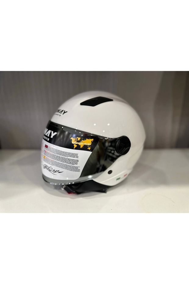 KASK SW 765 Gloss White ÇENESİZ - 3