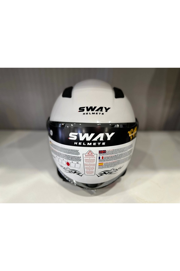 KASK SW 765 Gloss White ÇENESİZ - 1