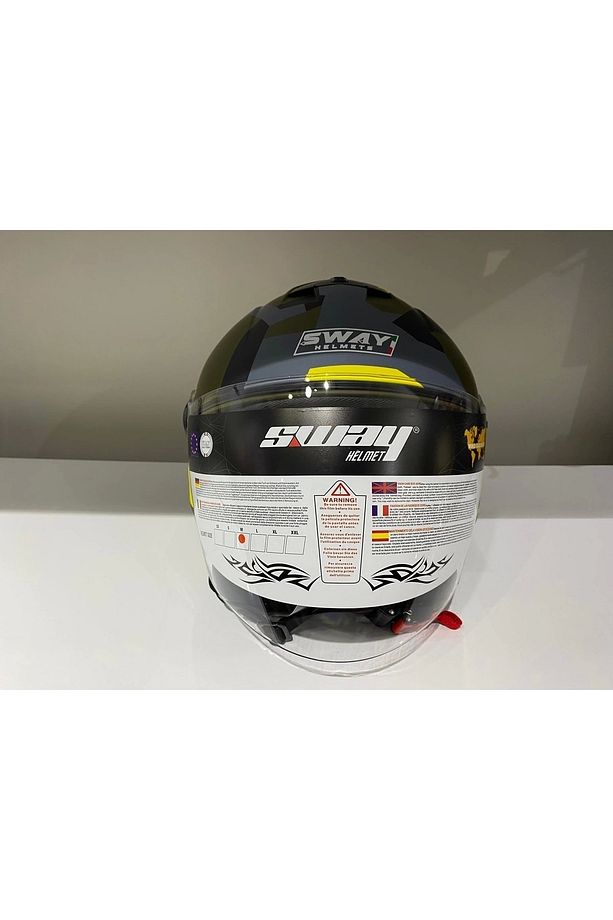 Kask Sw-715 Çenesiz Black Army - 2