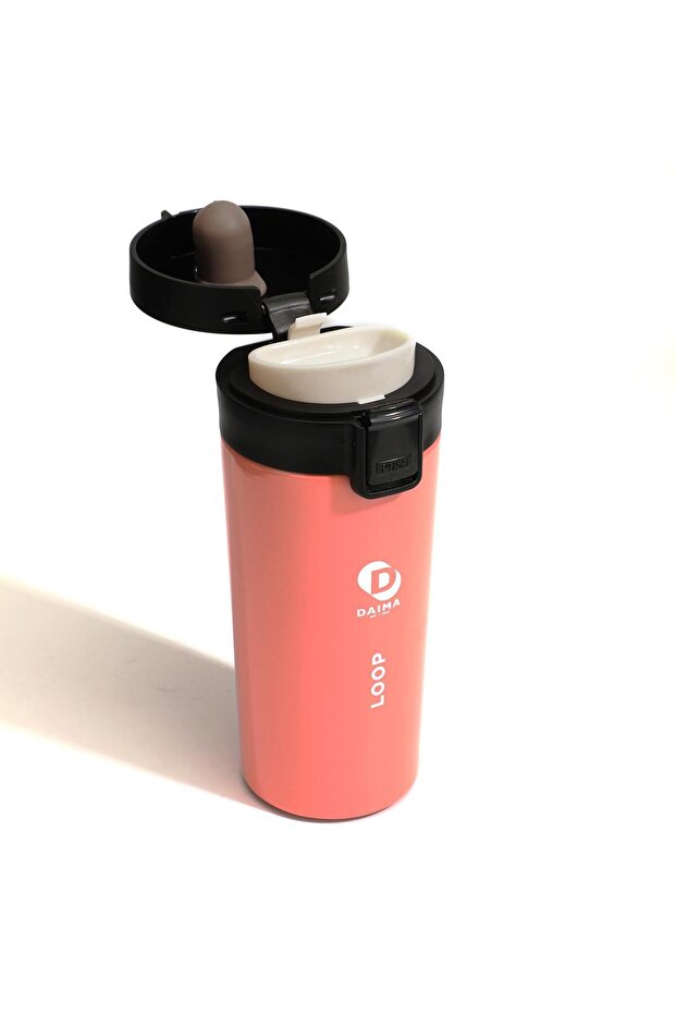Daima Loop Bardak Termos Pembe 380 ml - 2