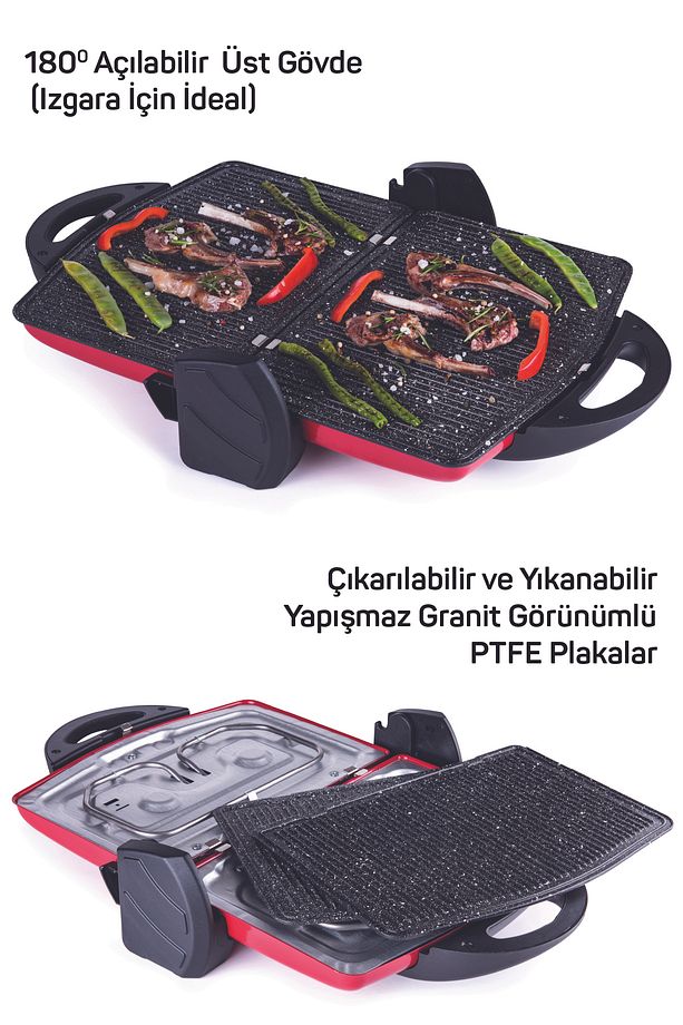 Tostzade Tm060 Granıt Tost Makınesı Sıyah Sgh23081 - 2
