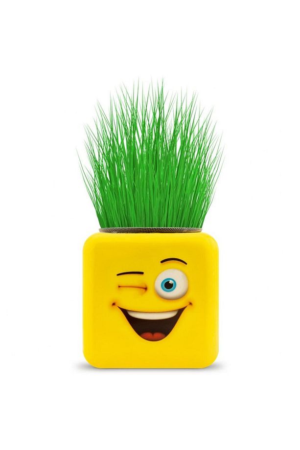 Sarı Emoji Çim Adam - 4