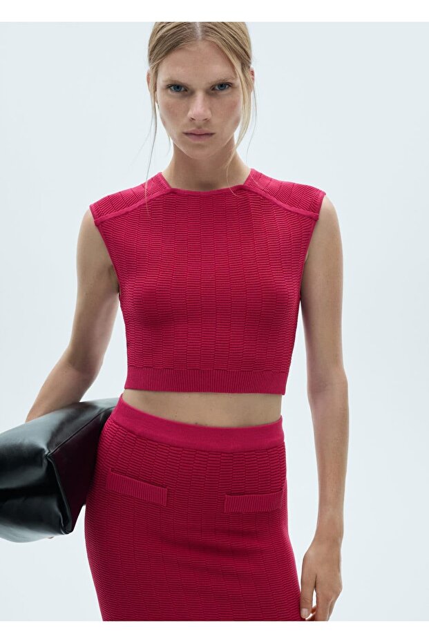 Kolsuz triko bluz - 1