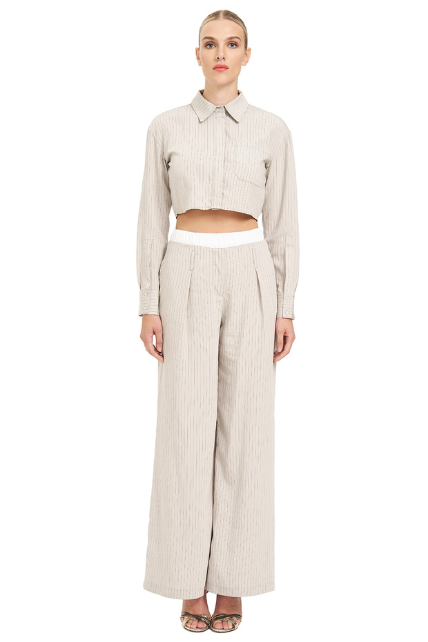 Tek Cepli Crop Gömlek - 2