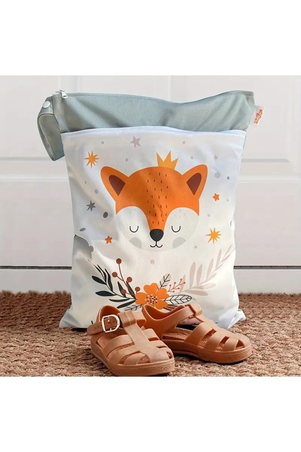 Double Compartment Baby Diaper/Clothes/Laundry/Cosmetic Waterproof Storage Bag-School-Nursery-Pool-Travel