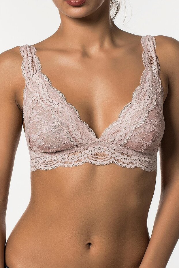 Non-wired Capless Lace Bralette