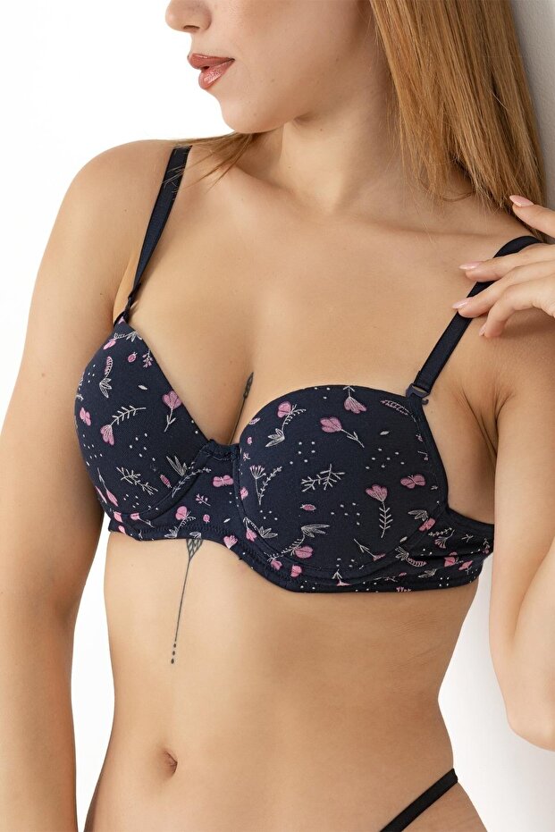 حمالة صدر منقوشة - 4