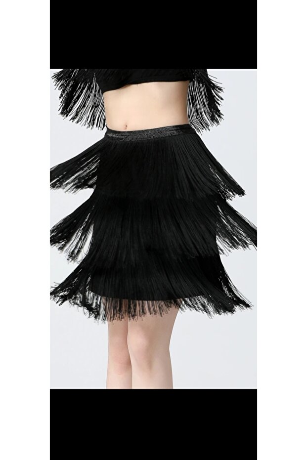 Püsküllü dansöz etek - 2