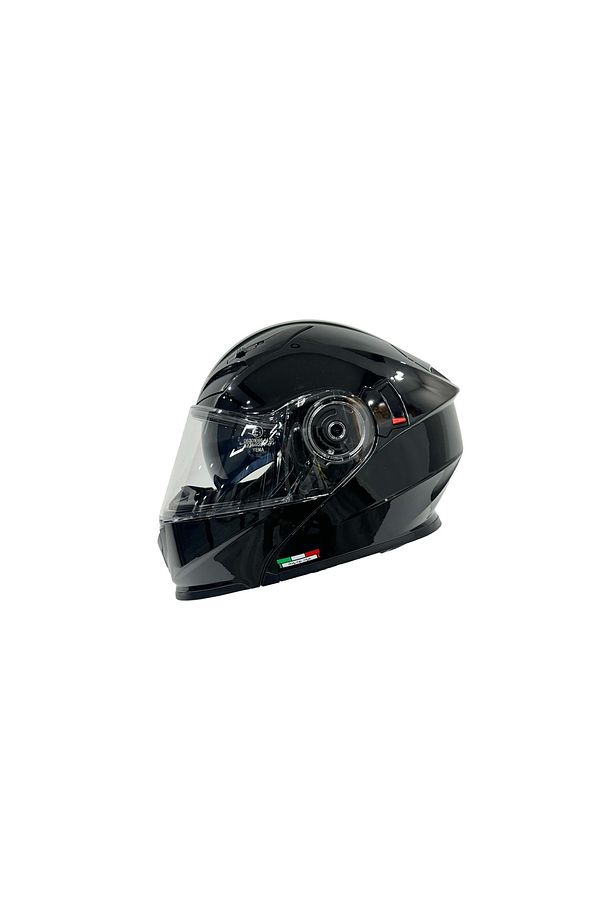 KASK SWAY 926 PARLAK SİYAH ÇENE AÇILIR - 1