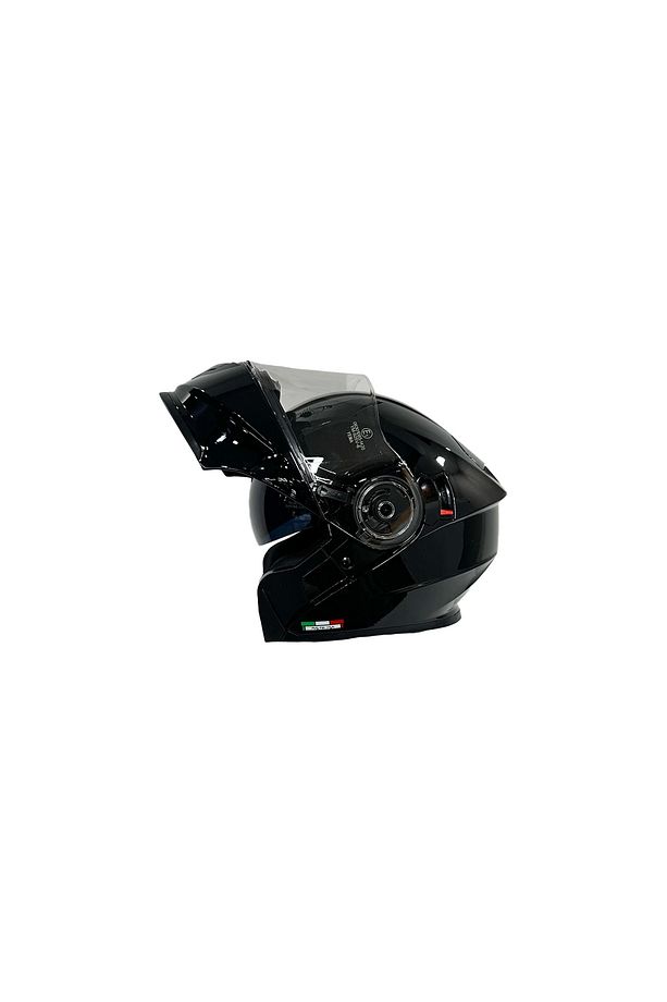 KASK SWAY 926 PARLAK SİYAH ÇENE AÇILIR - 3