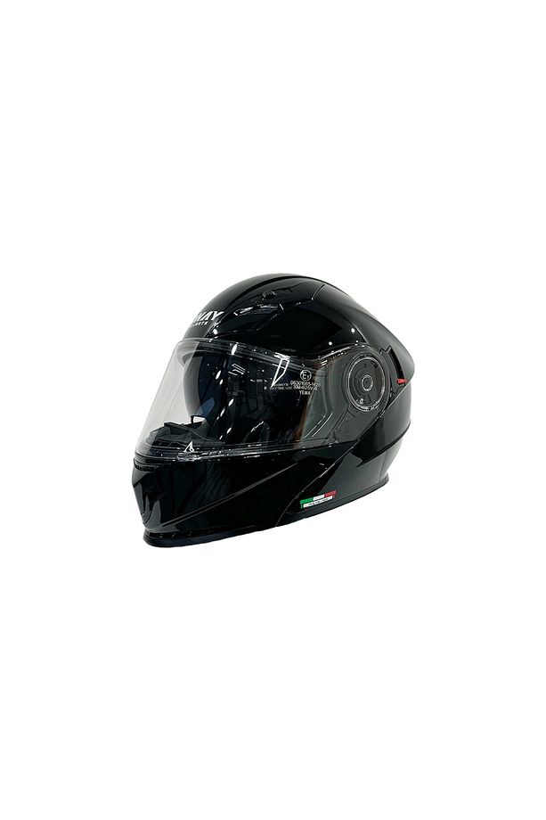 KASK SWAY 926 PARLAK SİYAH ÇENE AÇILIR - 4