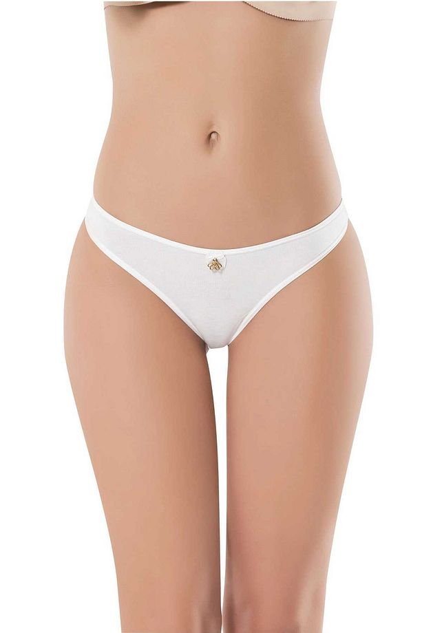 10 Adet Pamuklu Kadın Klasik Tanga Soft Renkler - 5