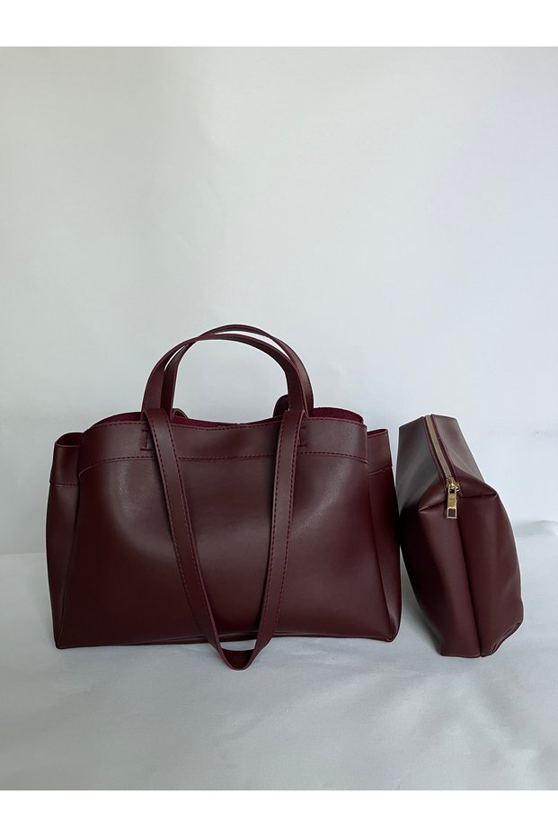 Burgundy Wide Large Puppy Bag Briefcase School Business Bag Arm and Shoulder Laptop Stylish Sport Pinterest Bag