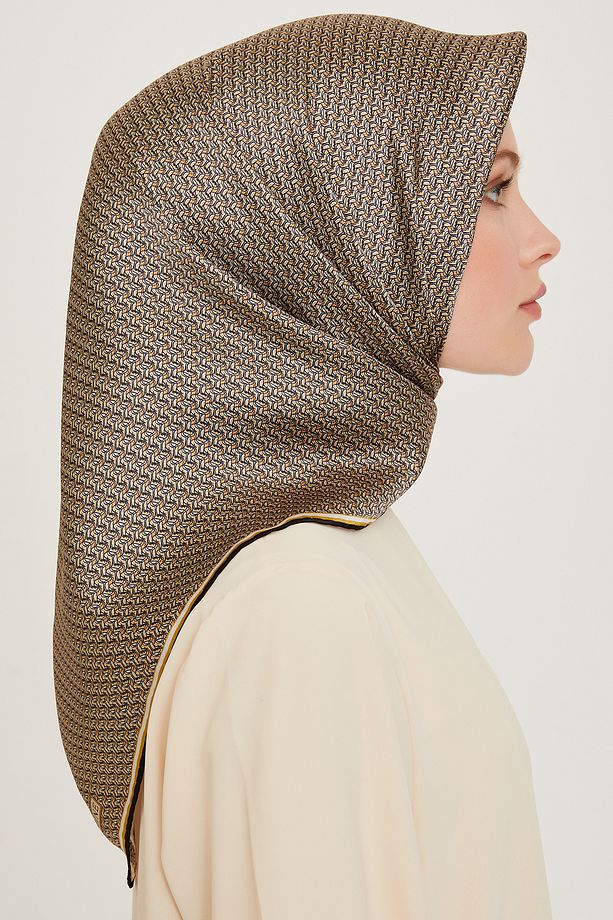 2024-2025 Sonbahar-Kış Sezonu % 100 Twill İpek Eşarp 9250DT 31 - 2