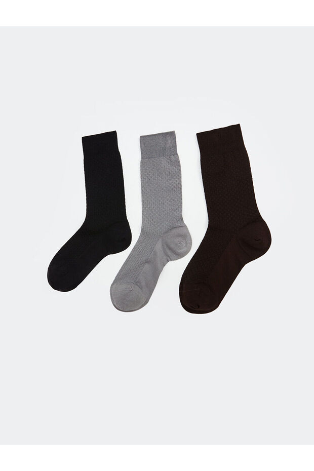 LCW ACCESSORIES Erkek Soket Çorap 3'lü (W4) - 1