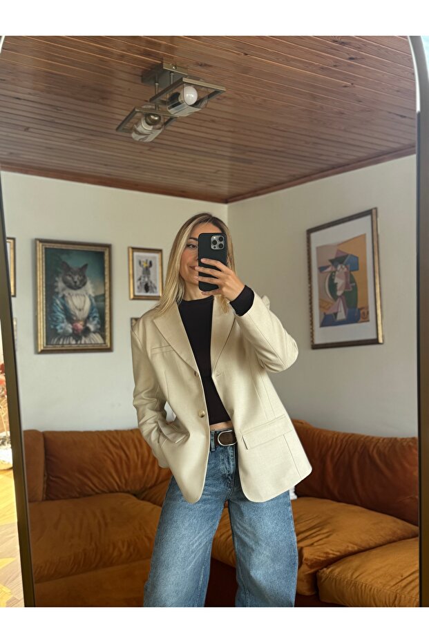 Bej blazer - 3