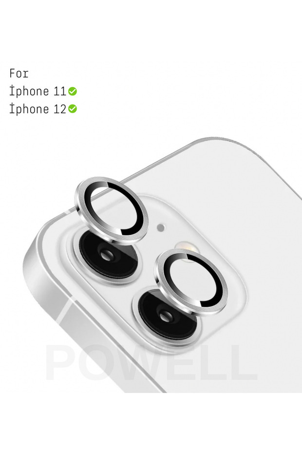 Compatible with iPhone 11 9H Full Covering Camera Protective Lens Protector Metal and Unbreakable Glass