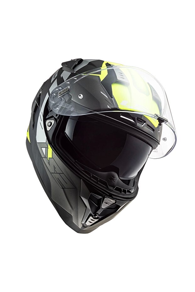 CHALLENGER ALLERT MAT TITANIUM-NEON SARI KASK - 4