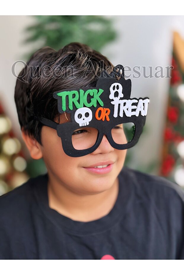 3D Trick or Treat Truth or Courage Scary Skull Ghost Party Glasses Halloween Glasses