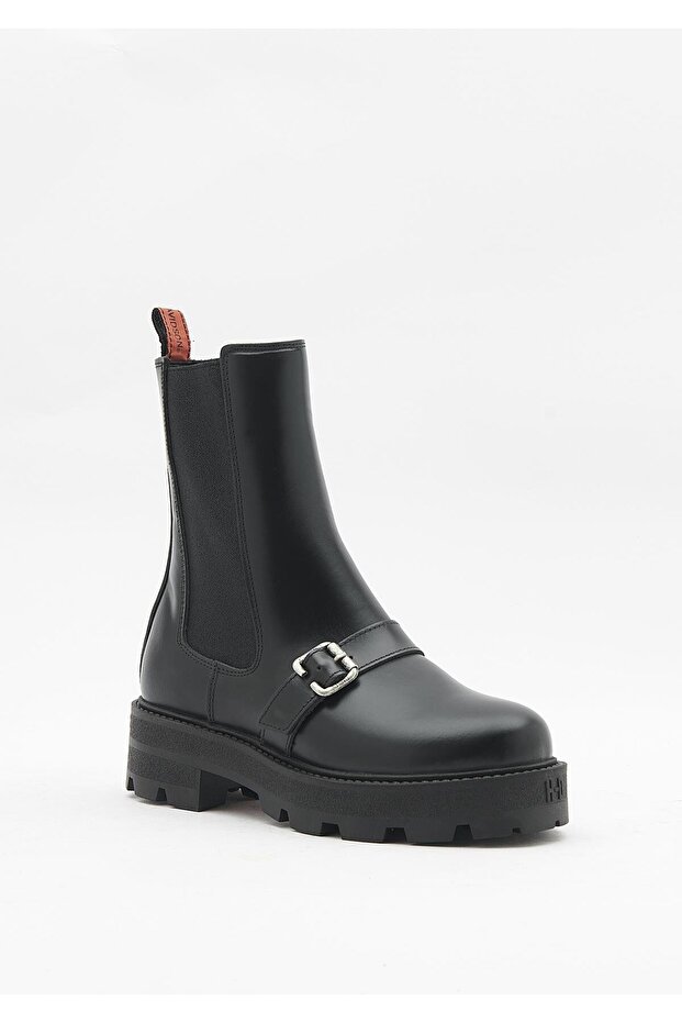 Caroline Kadın Siyah Deri Bot - 2