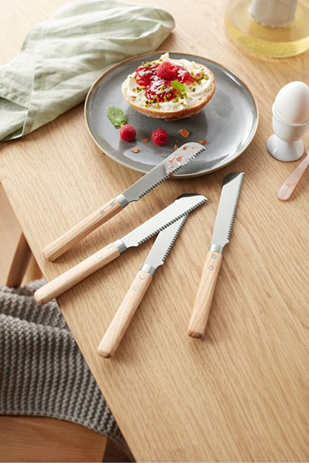 4 سكاكين إفطار، فضية - 4