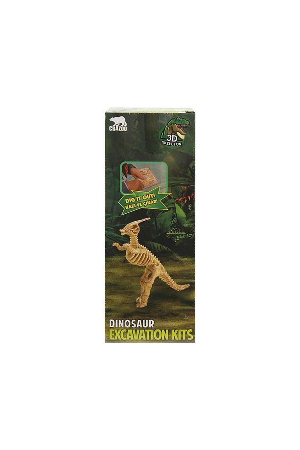 Crazoo Dinozor Figürlü 3D Kazı Seti - 3