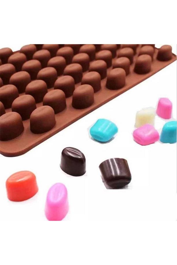Silikon Kahve Çekirdeği Buzluk ve Çikolata Kalıbı (KHC-18) - 4