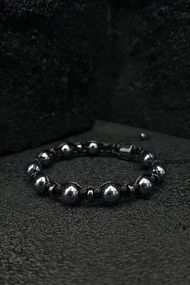 Natural Stone Bracelet, Terahertz (Vibration) Stone Bracelet, Men's Bracelet, Women's Bracelet