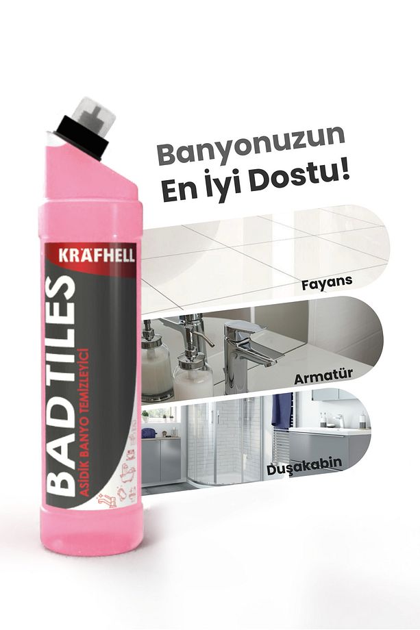 Bad Tiles Asidik Banyo Temizleyici 750ml - 2