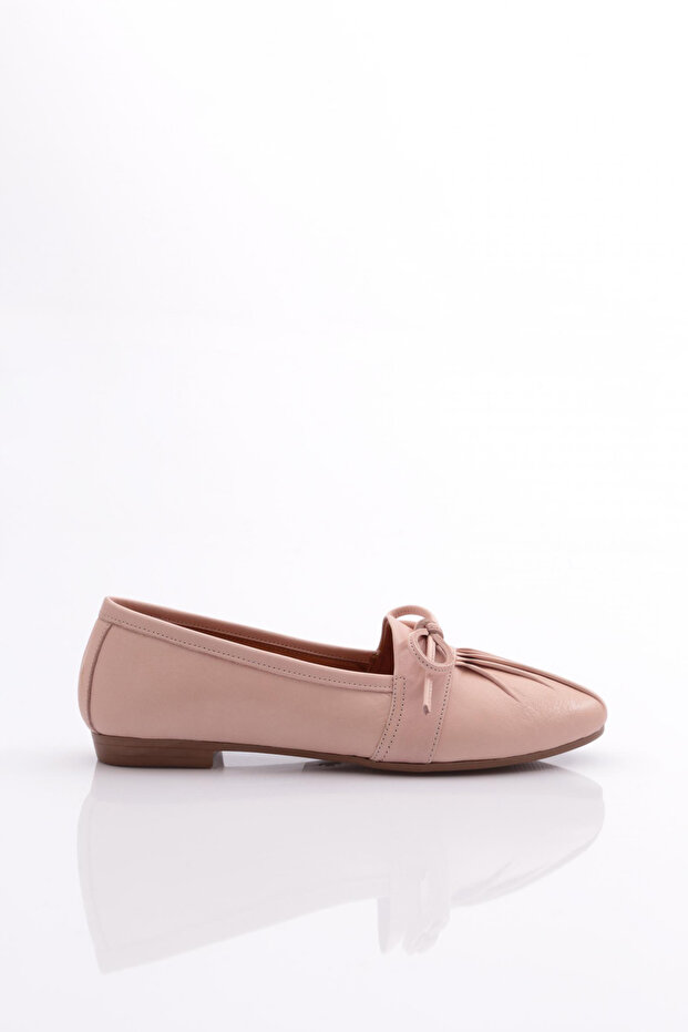 133 Women's Drawstring Detailed Ballerinas