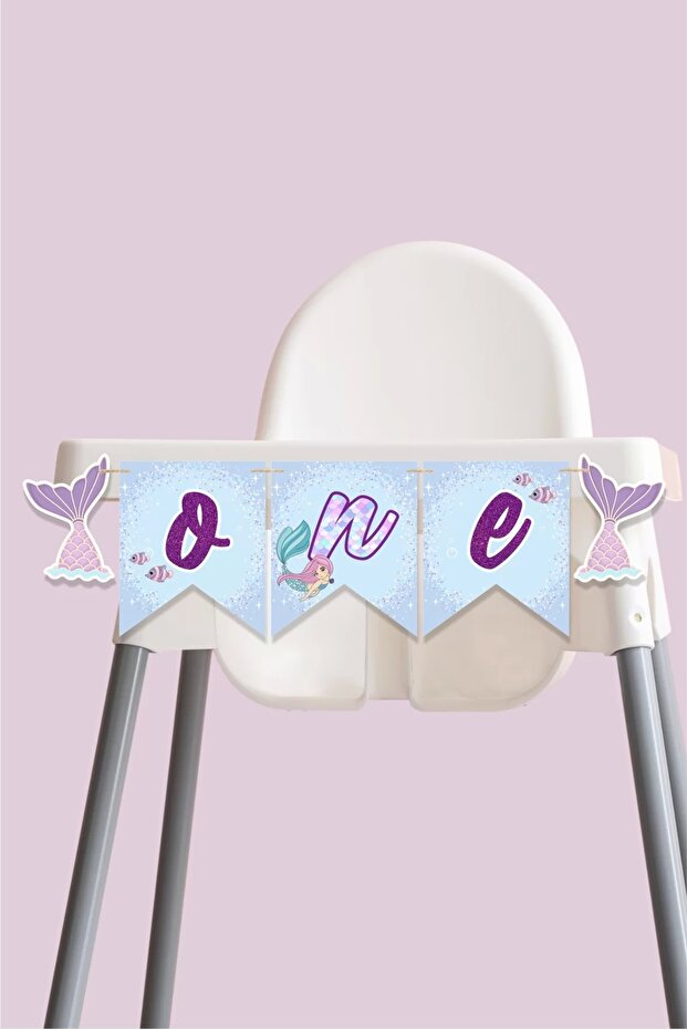 Mermaid One Banner *bold paper