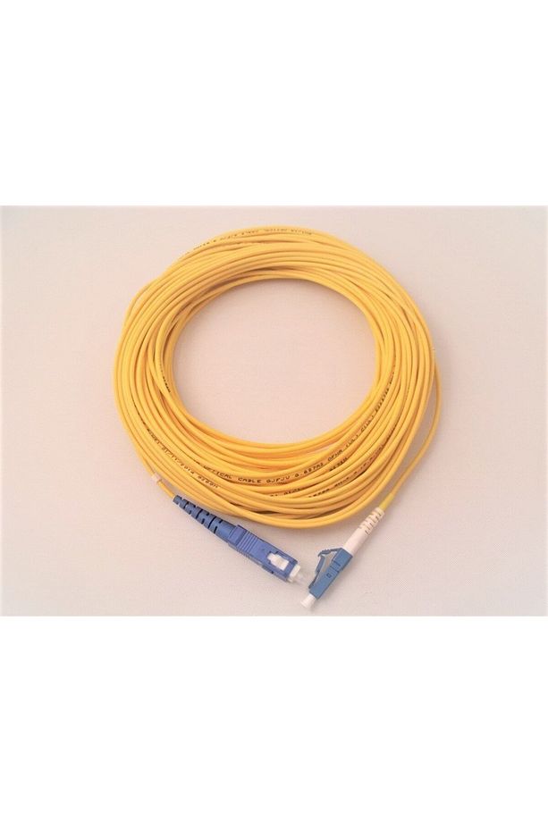 SC-LC SM Tekli Fiber Optik Patch Kablo 20 Metre - 1